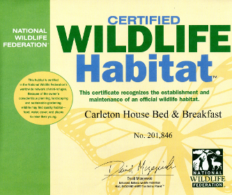 certified wildlife habitat